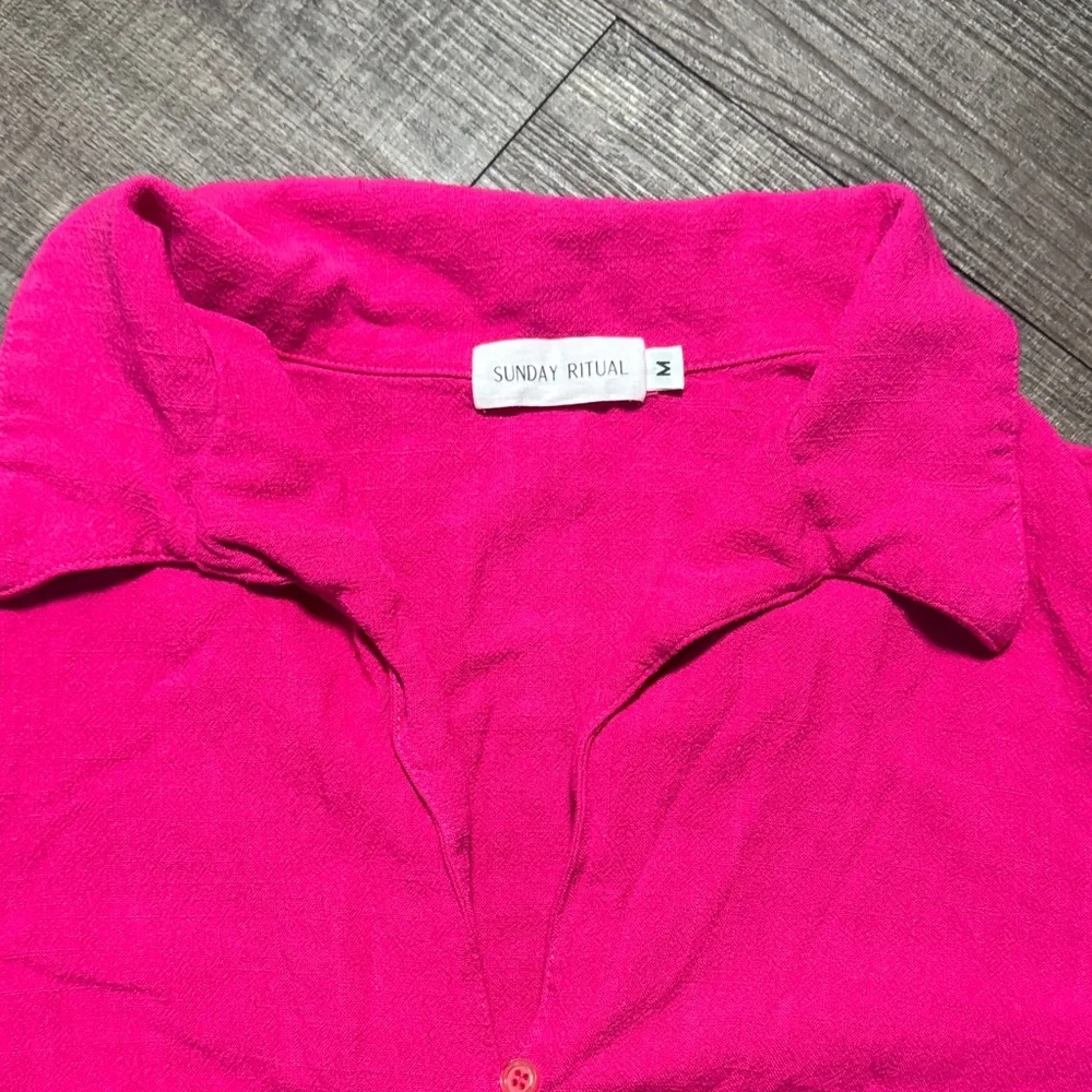 Sunday Ritual Rhea Wrap Top Fuchsia - Picture 7 of 11